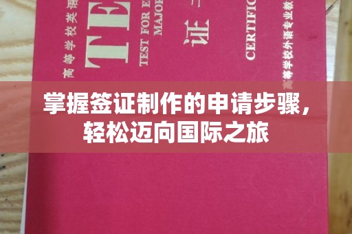 宁强掌握签证制作的申请步骤，轻松迈向国际之旅