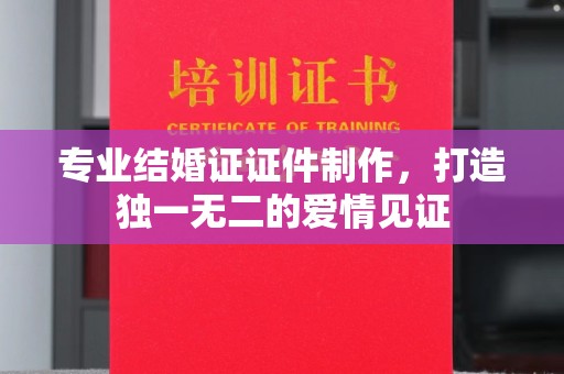 宁强专业结婚证证件制作，打造独一无二的爱情见证