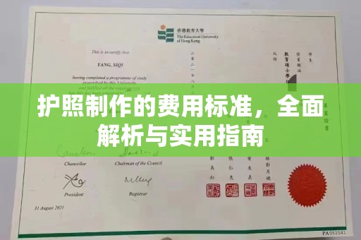 宁强护照制作的费用标准，全面解析与实用指南