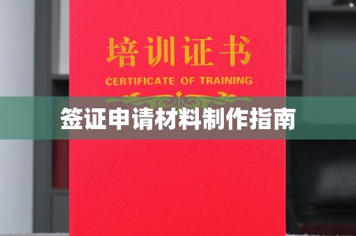 宁强签证申请材料制作指南