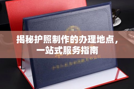 宁强揭秘护照制作的办理地点，一站式服务指南