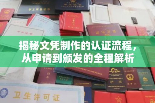 宁强揭秘文凭制作的认证流程，从申请到颁发的全程解析